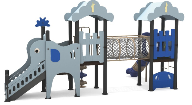 Luxury Best Quality Functional Customized PE Plate Outdor Playground