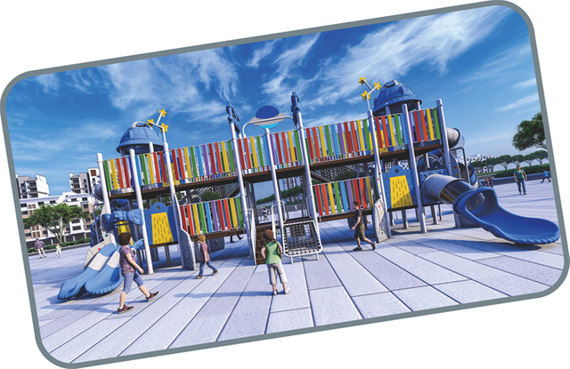 Huge Alien Outdoor Toys Playground Equipment Amusement Park