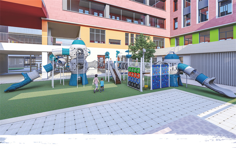 Children Food Grade Outdoor Kids Playground Plastic Slide