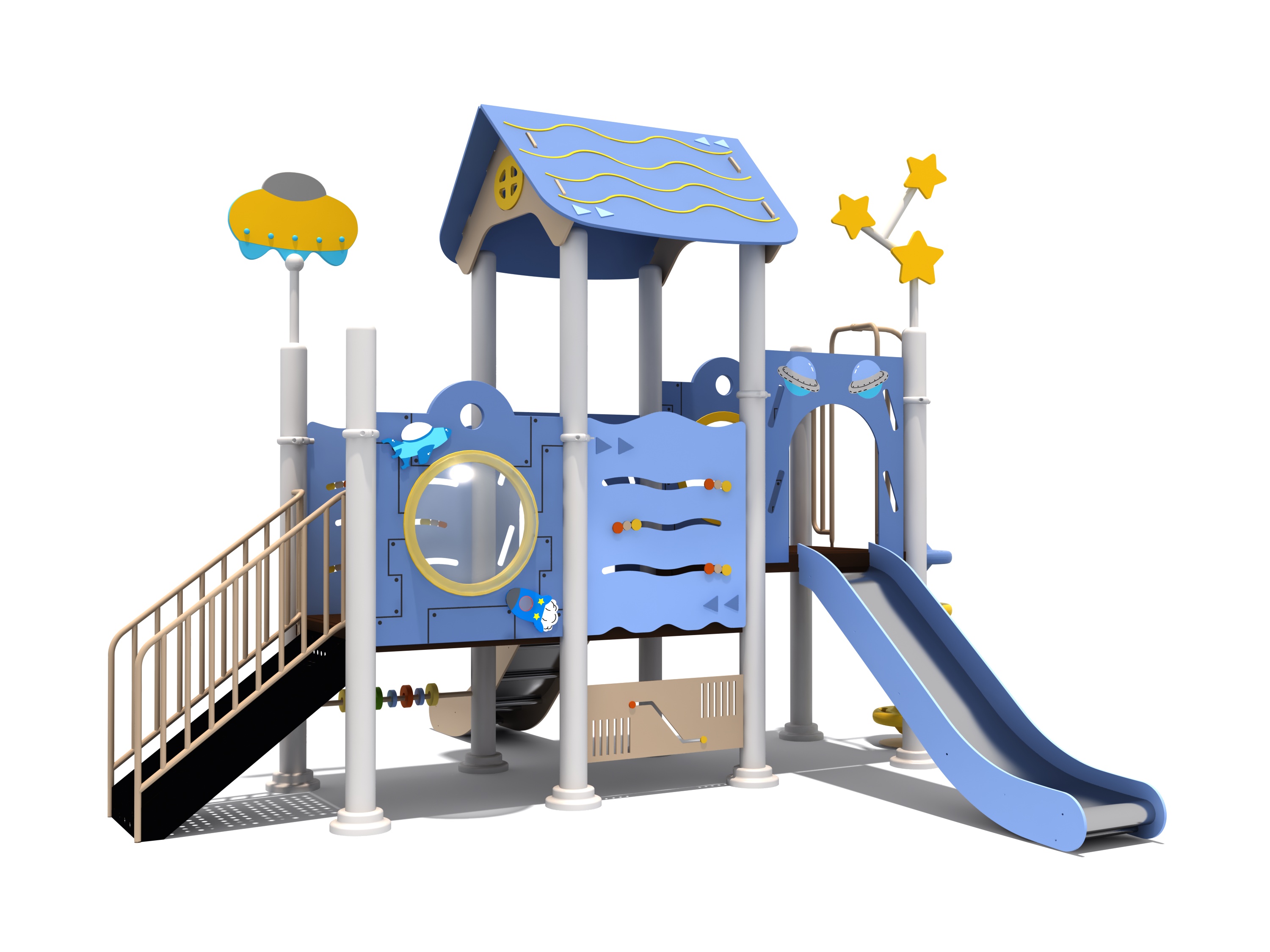 New Design CE Certificate Cheap Price Stainless Steel Playground Slide