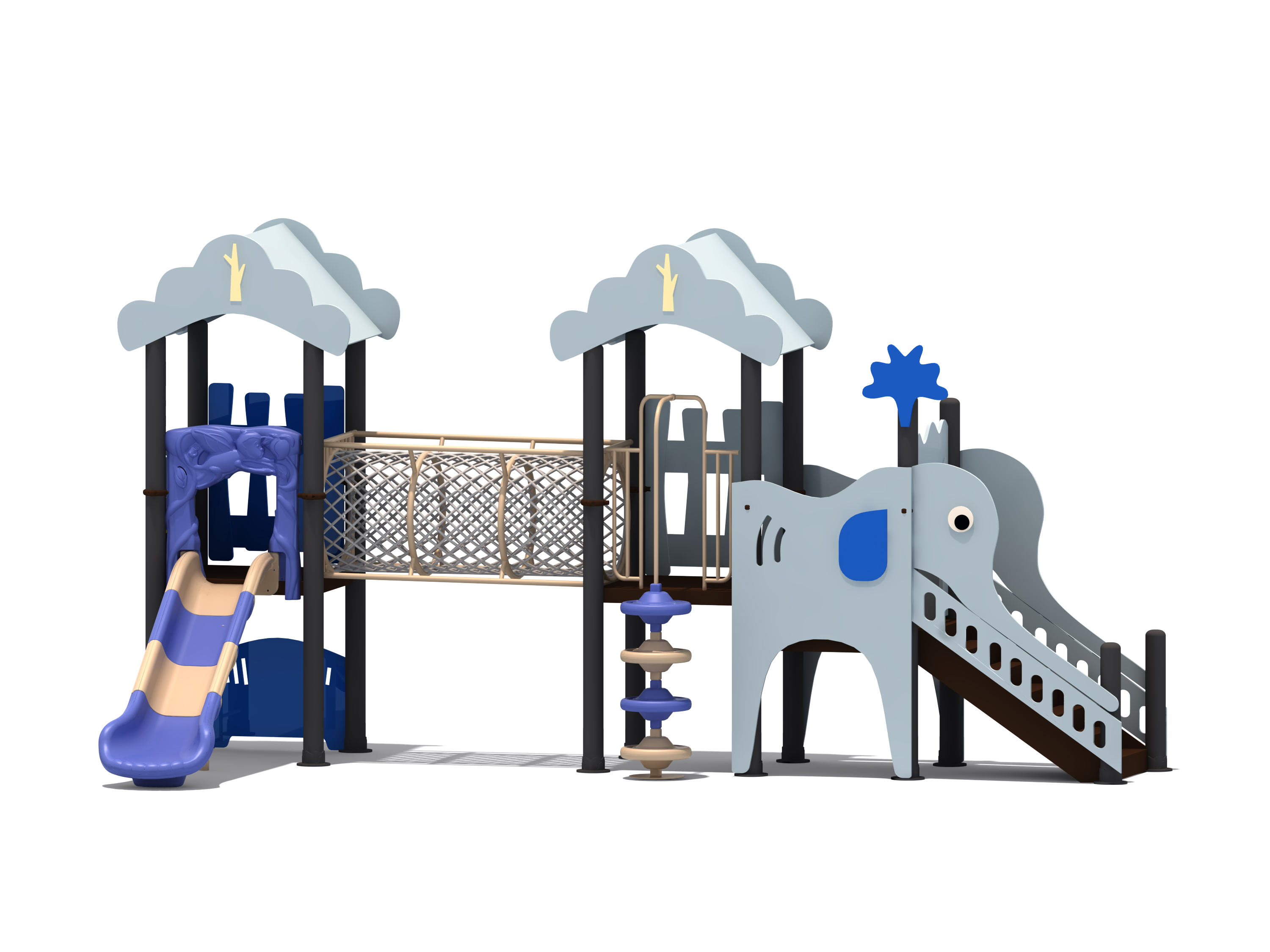 Luxury Customized PE Plate Outdoor Playground