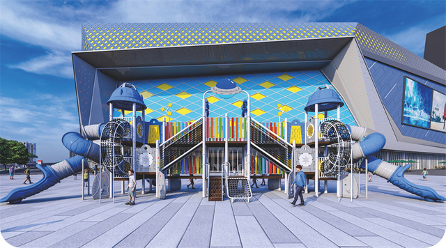 Huge Alien Outdoor Toys Playground Equipment Amusement Park