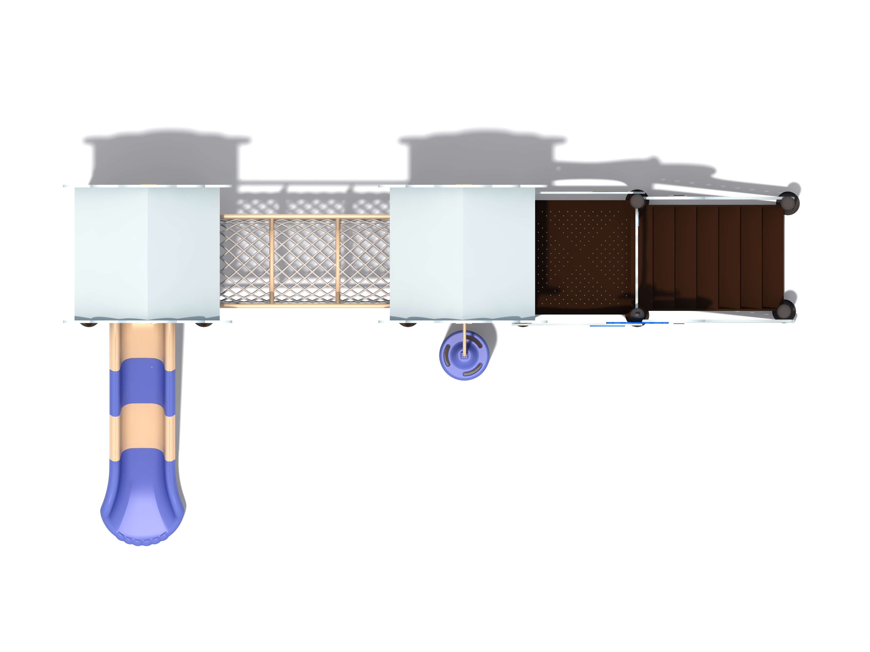 Luxury Customized PE Plate Outdoor Playground