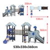 Luxury Best Quality Functional Customized PE Plate Outdor Playground