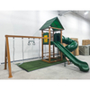 Wholesale Small Commercial Kids Plastic Slide Swing Set Outdoor Playground Equipment