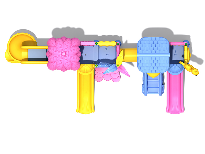 Multi-color Kids Outdoor Playground