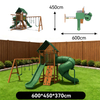 Wholesale Small Commercial Kids Plastic Slide Swing Set Outdoor Playground Equipment