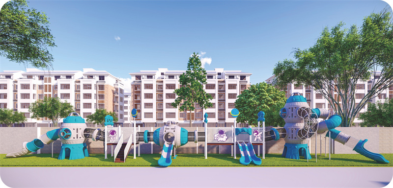 Durable Eco-Friendly Space Outdoor Playground