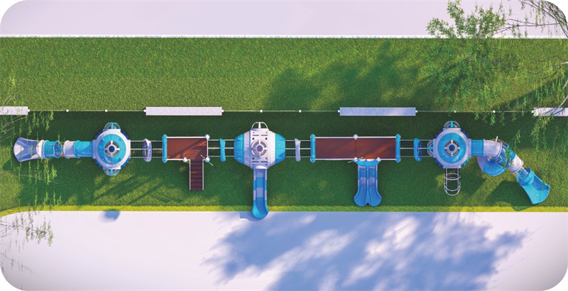 Durable Eco-Friendly Space Outdoor Playground