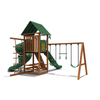 Wholesale Small Commercial Kids Plastic Slide Swing Set Outdoor Playground Equipment