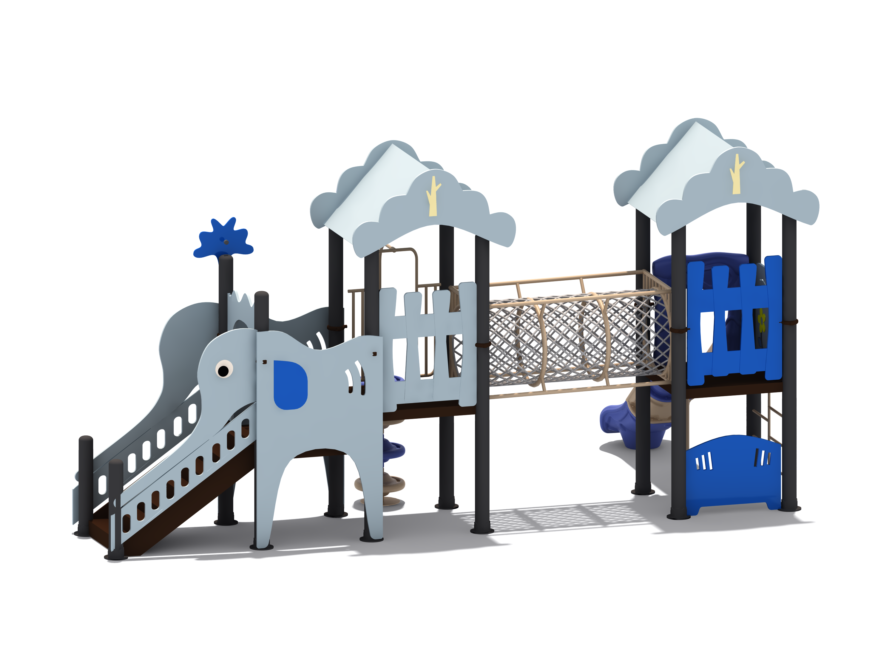 Luxury Customized PE Plate Outdoor Playground