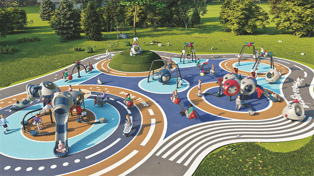 Brand New Traditional Talent Children Playground Equipment Outdoor